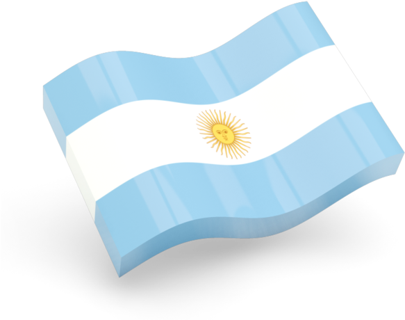 Argentinian Flag Illustration PNG