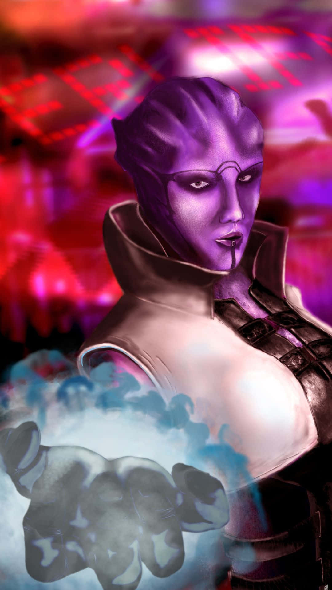 Ariat'loak, La Poderosa Líder Asari De Omega De La Serie Mass Effect Fondo de pantalla