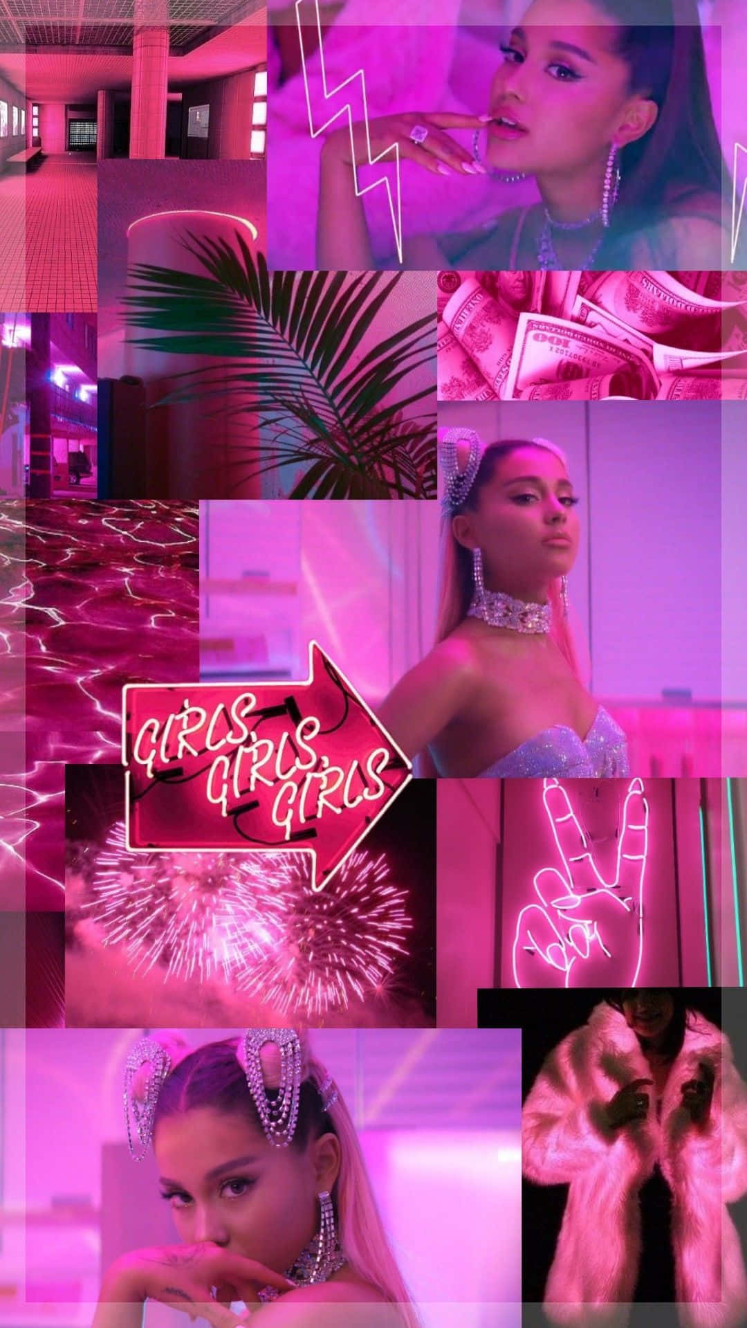 Ariana Grande shines in the music video for her hit single “7 Rings” Wallpaper