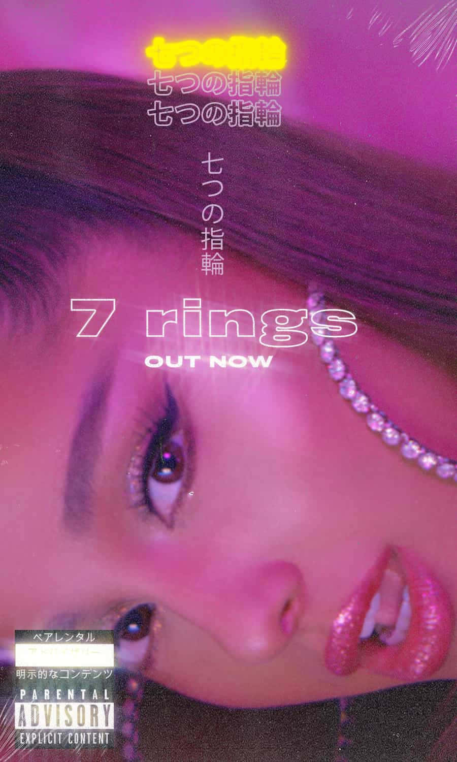 Artegráfico De Ariana Grande 7 Rings Fondo de pantalla