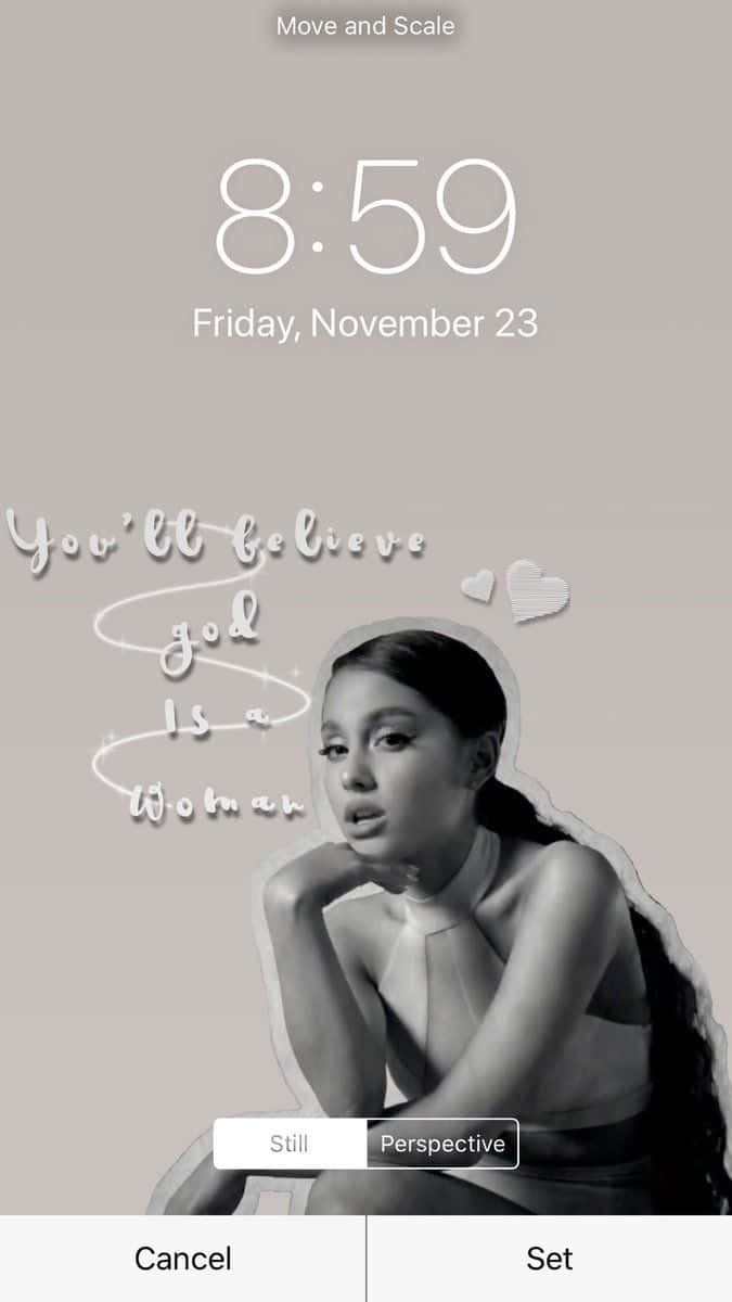 The Iconic Aesthetic of Ariana Grande Wallpaper
