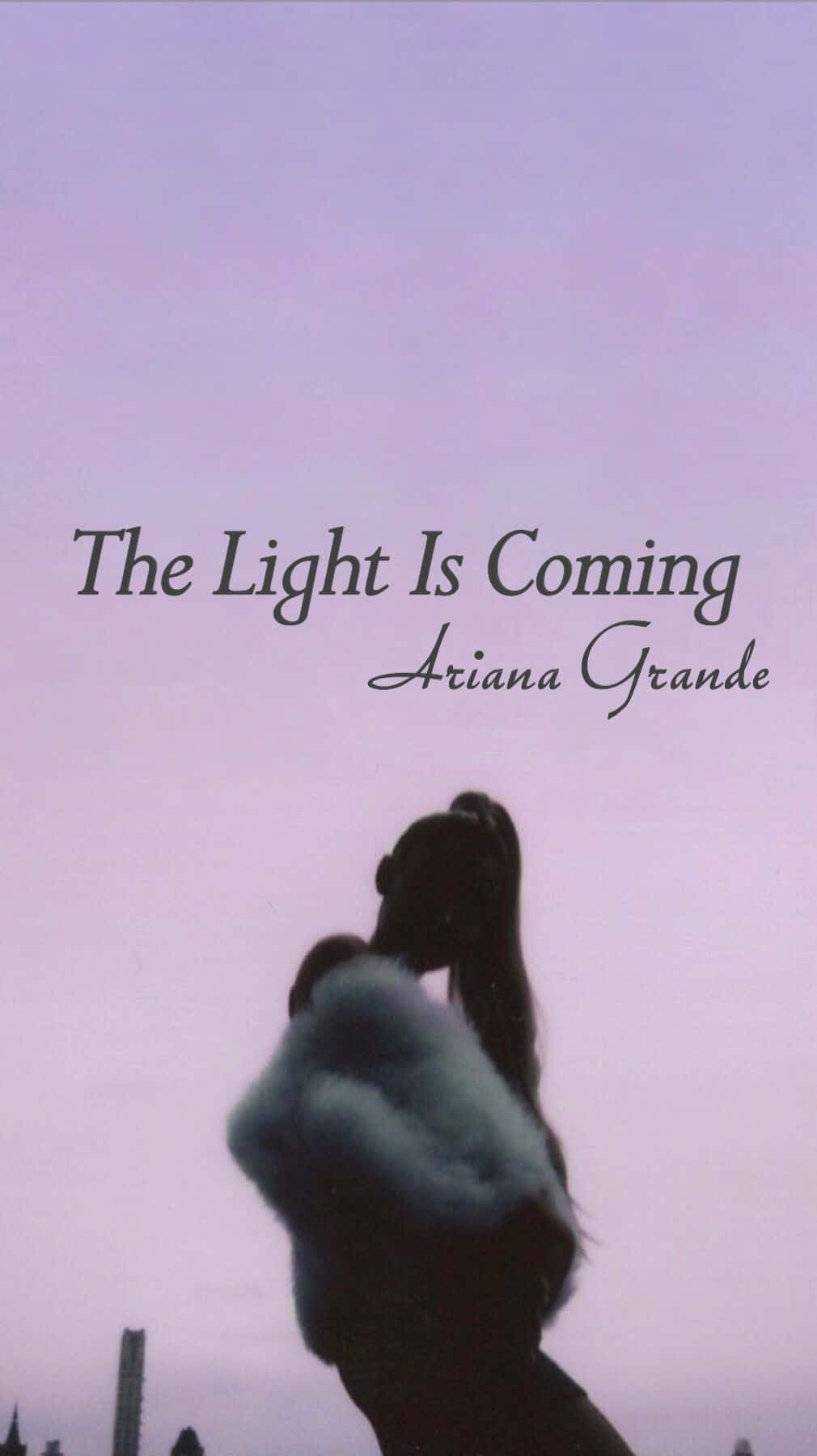 Ariana Grande Æstetisk Positivitet Sammensætning baggrund Wallpaper