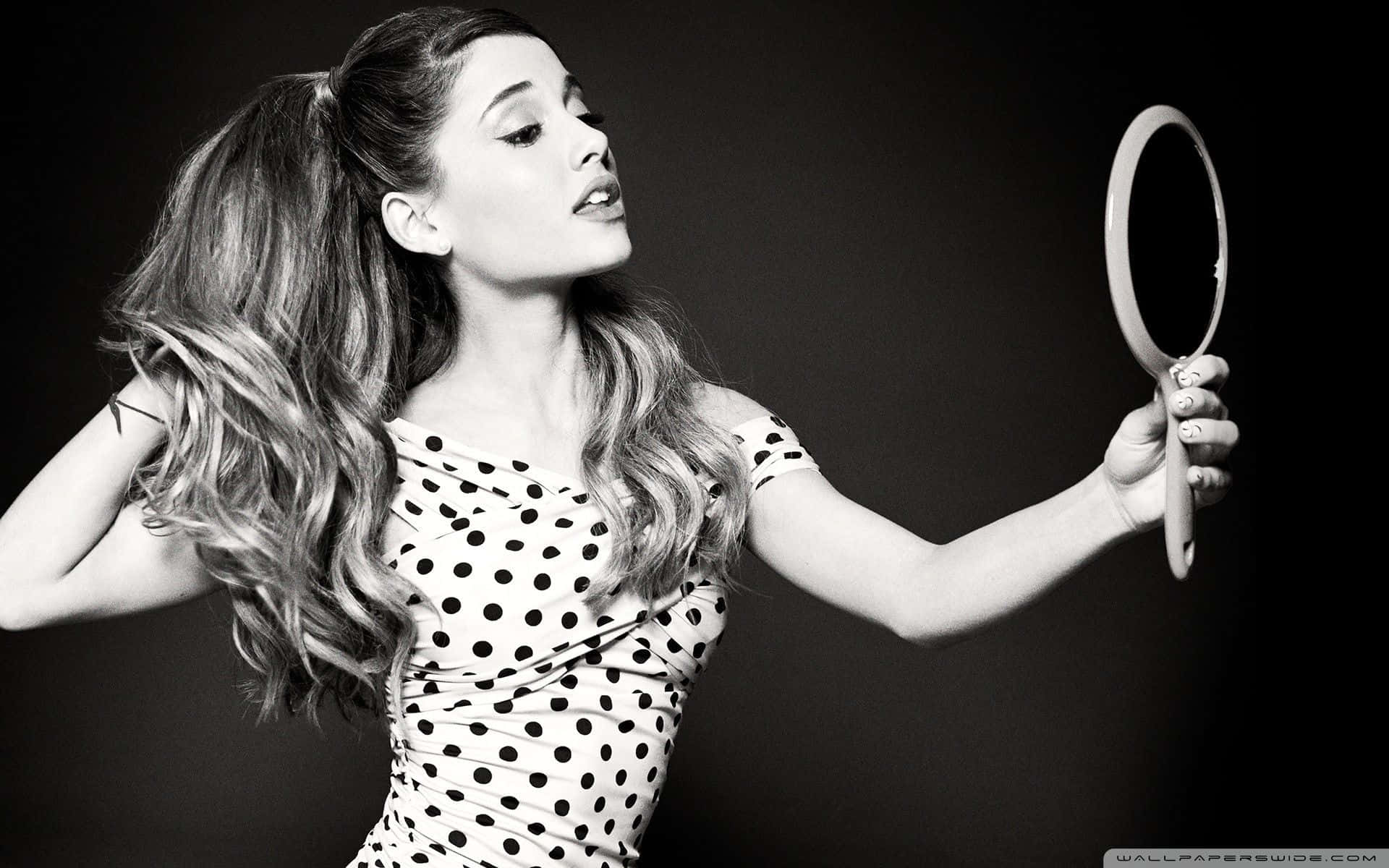 Ariana Grande displays her strong attitude.