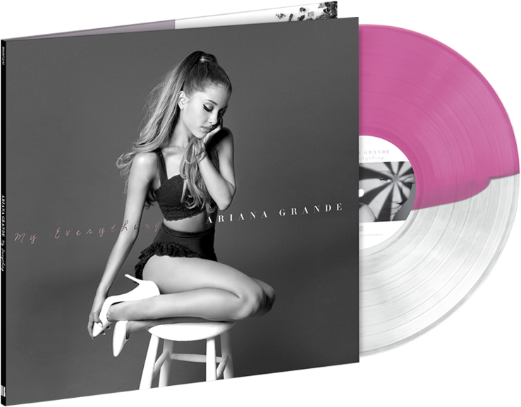 Ariana Grande My Everything Vinyl Album PNG