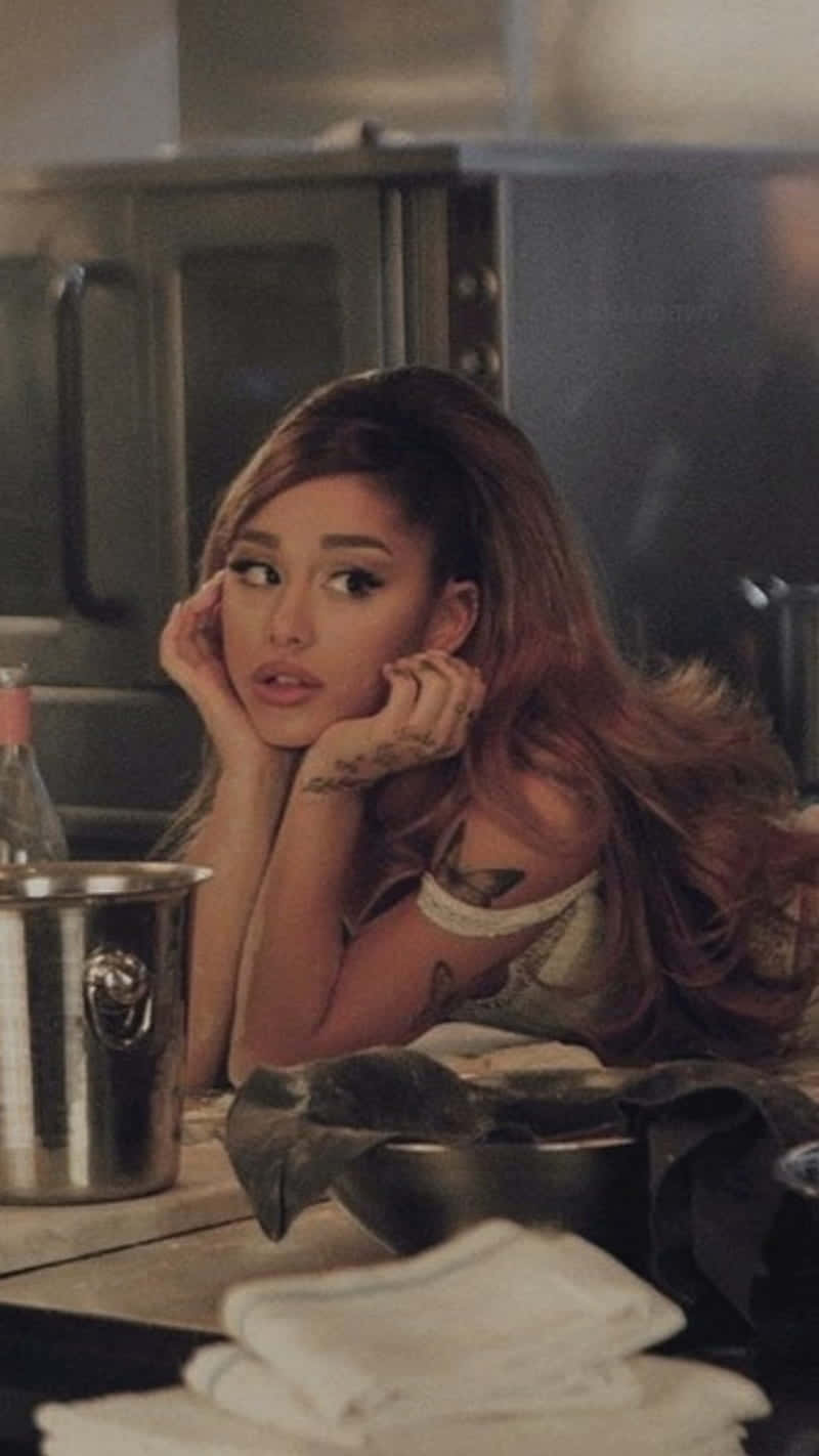 Ariana Grande Positions Music Video Scene Wallpaper
