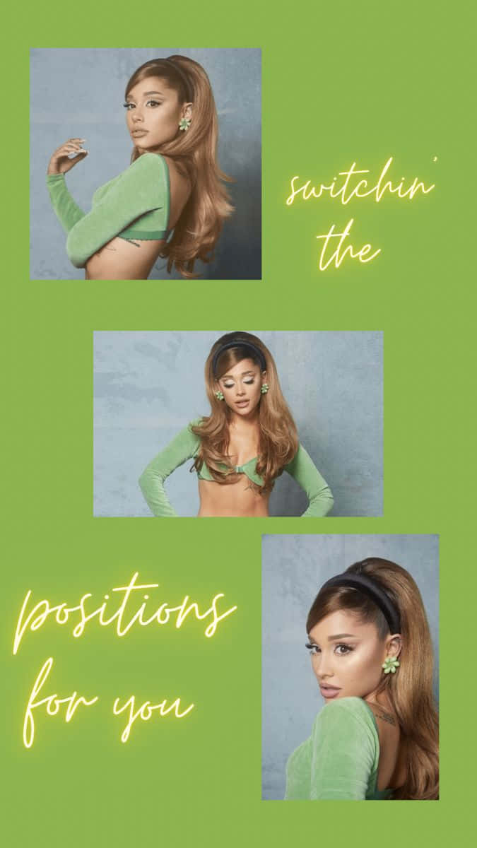 Ariana Grande Positions Promo Wallpaper
