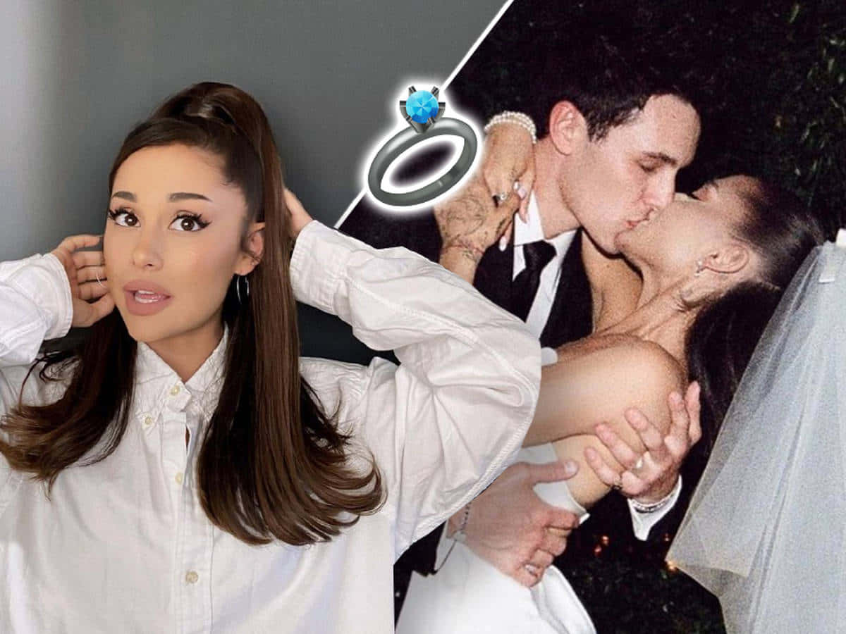 Immaginedi Fan Art Del Matrimonio Di Ariana Grande