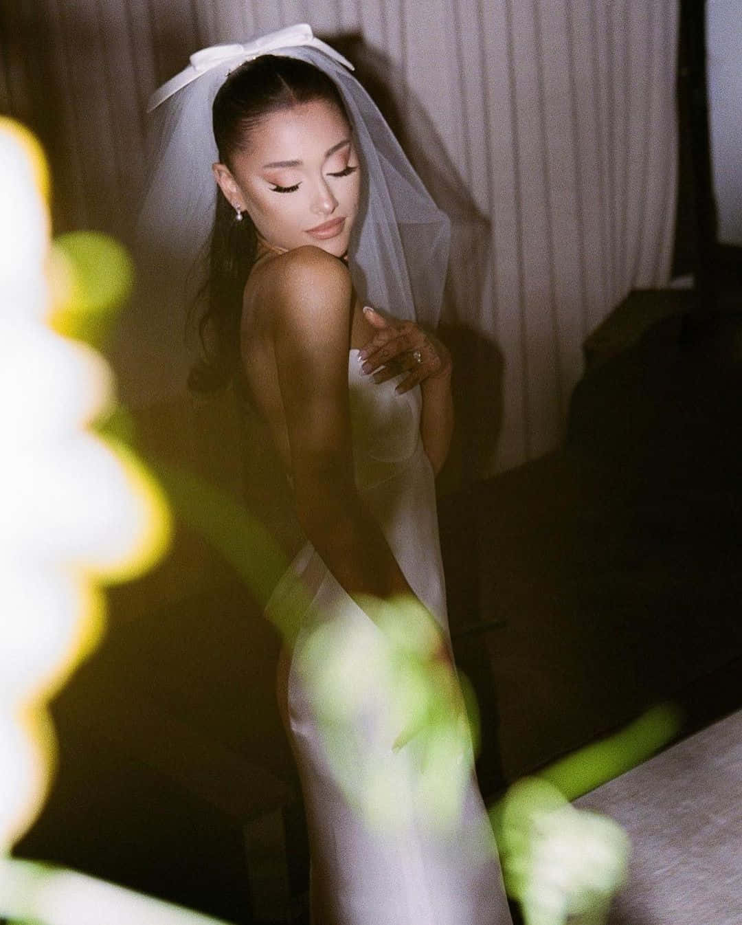 Ariana Grande In Her Wedding Gown Picture