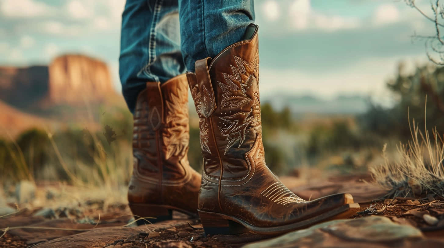 Ariat Western Boots Outdoor Adventure Wallpaper