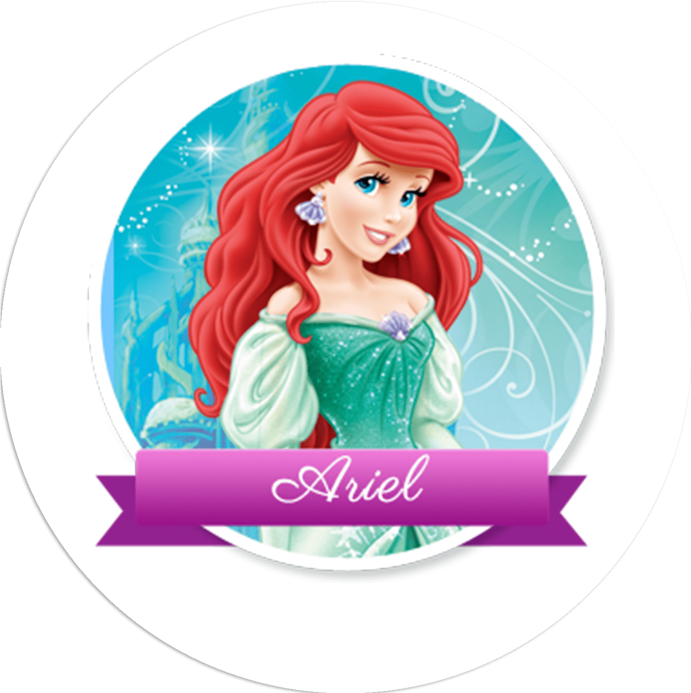 Ariel The Little Mermaid Graphic PNG