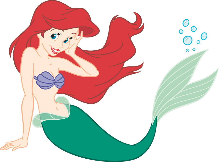 Ariel The Little Mermaid Illustration PNG