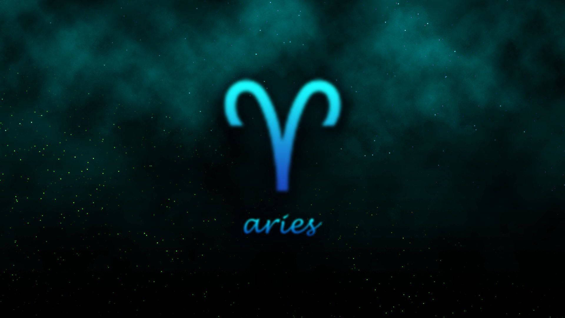 Aries Aesthetic In Smoky Abstract