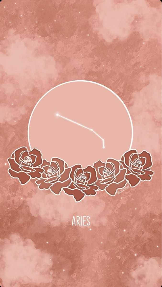 Aries iPhone Mixed Media Art Wallpaper