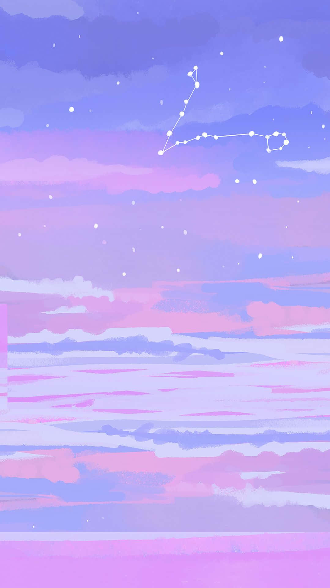 Aries Iphone Water Color Sky Wallpaper