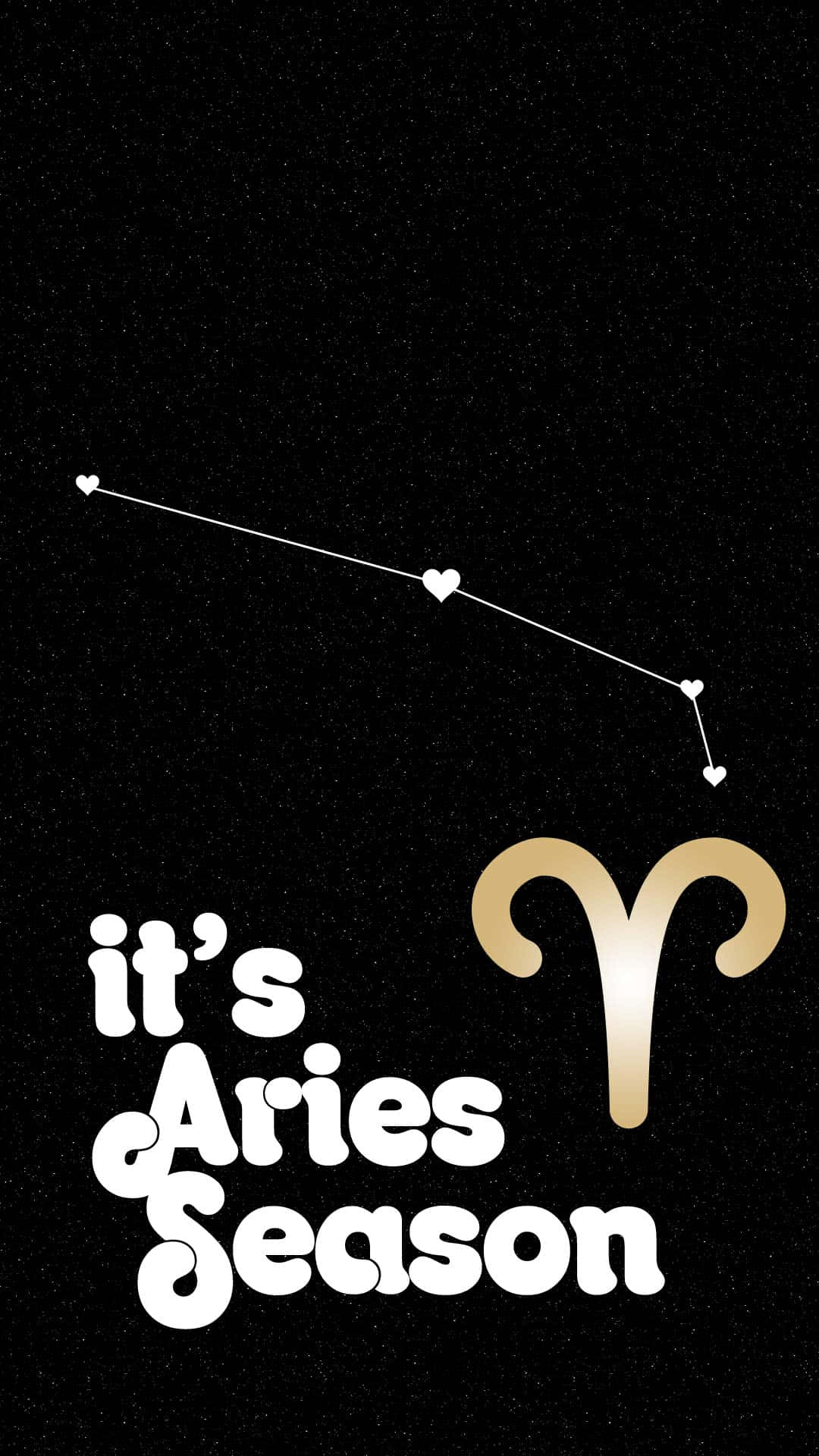 Aries iPhone Text Graphics Wallpaper
