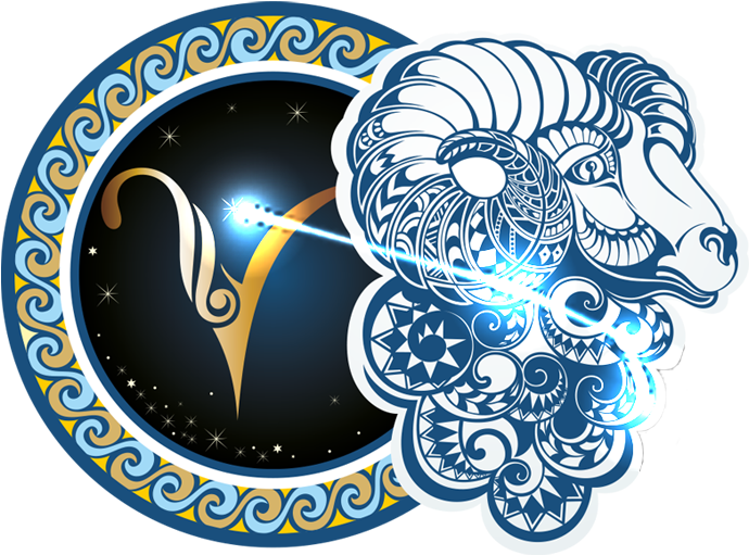 Aries Zodiac Sign Artwork PNG