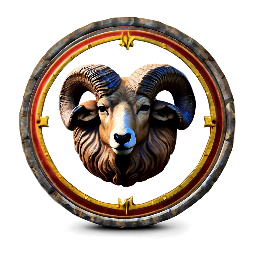 Aries Zodiac Wheel Png Rul PNG