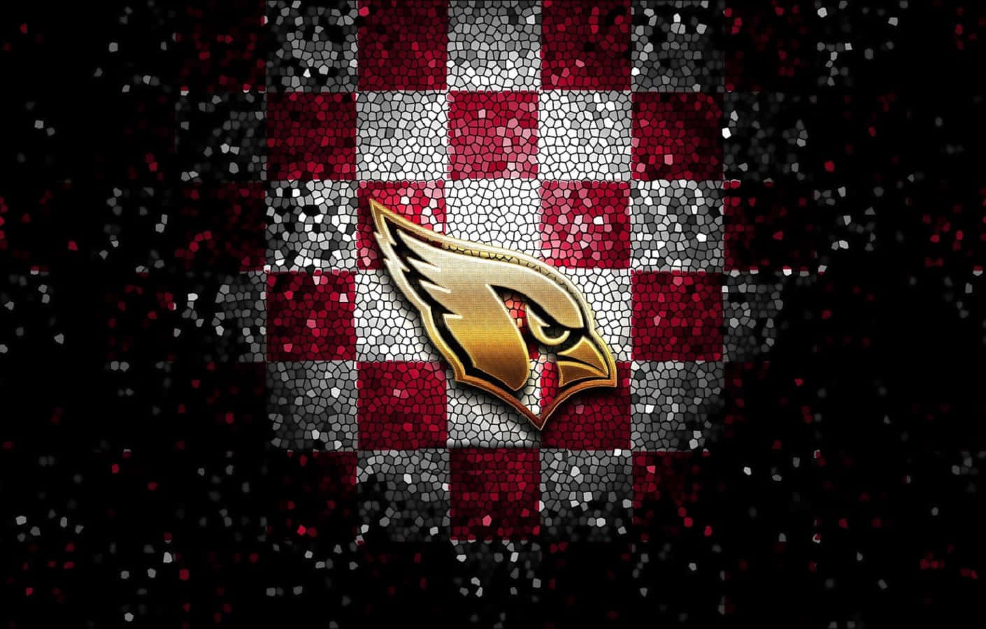Arizona Cardinals Logo Mosaic Background