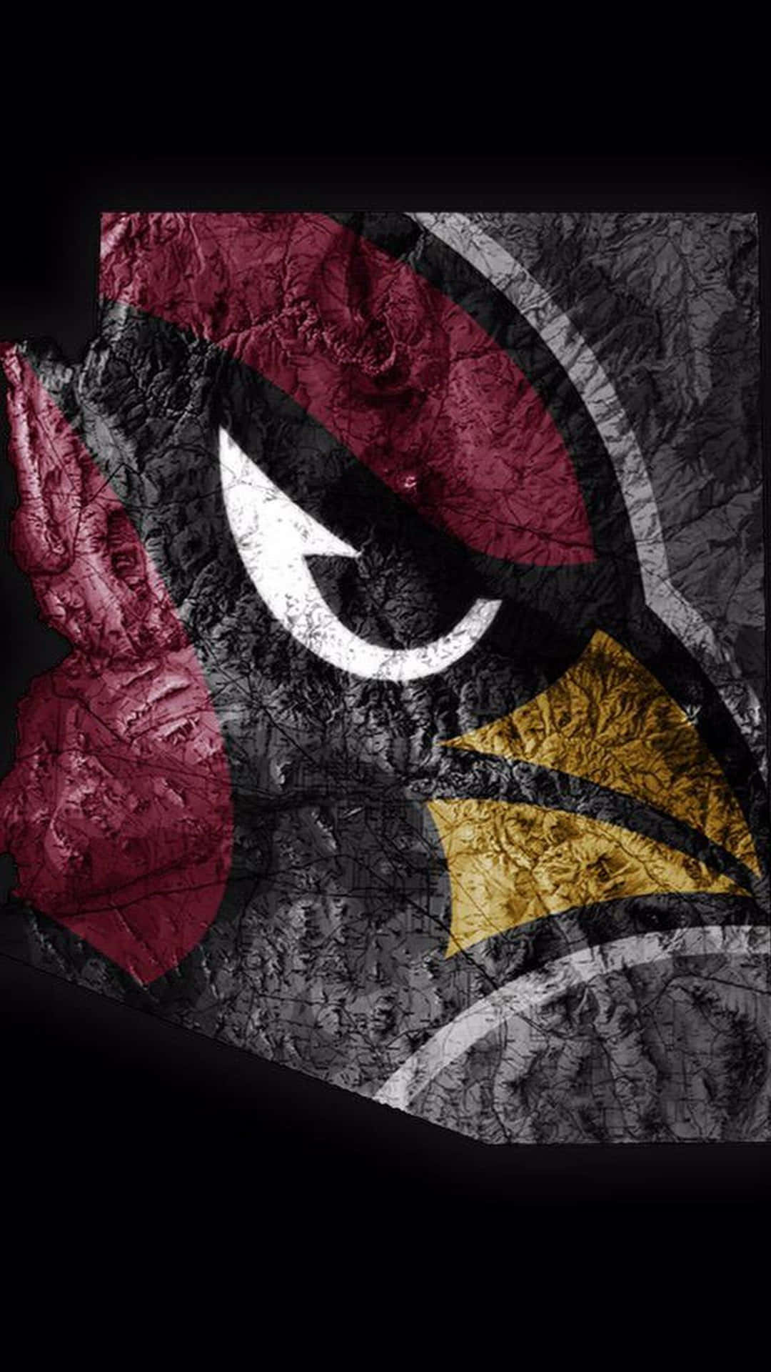 Arizona Cardinals Textured Logo Art