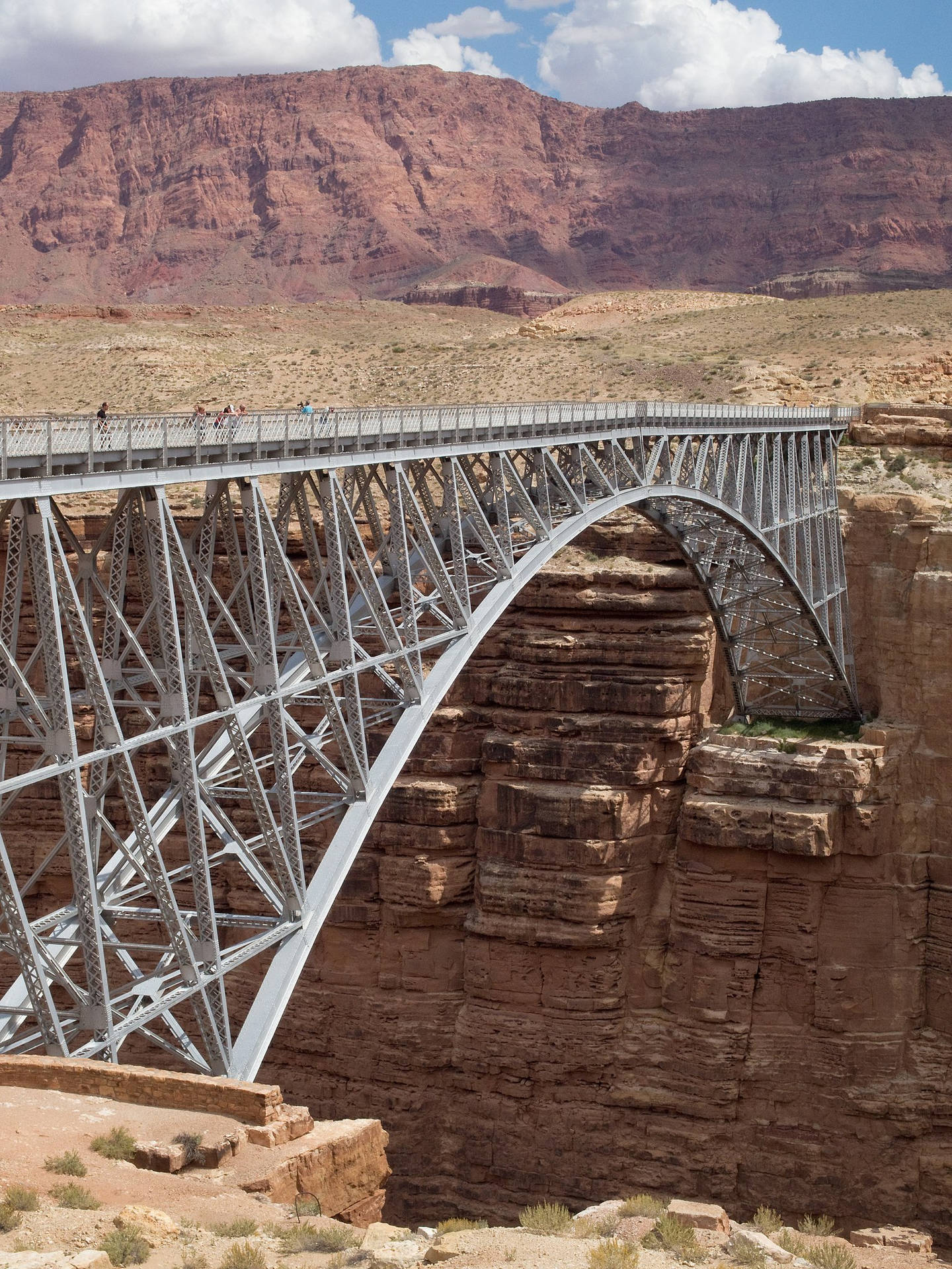 Arizona Old Navajo Bridge Grand Canyon Wallpaper