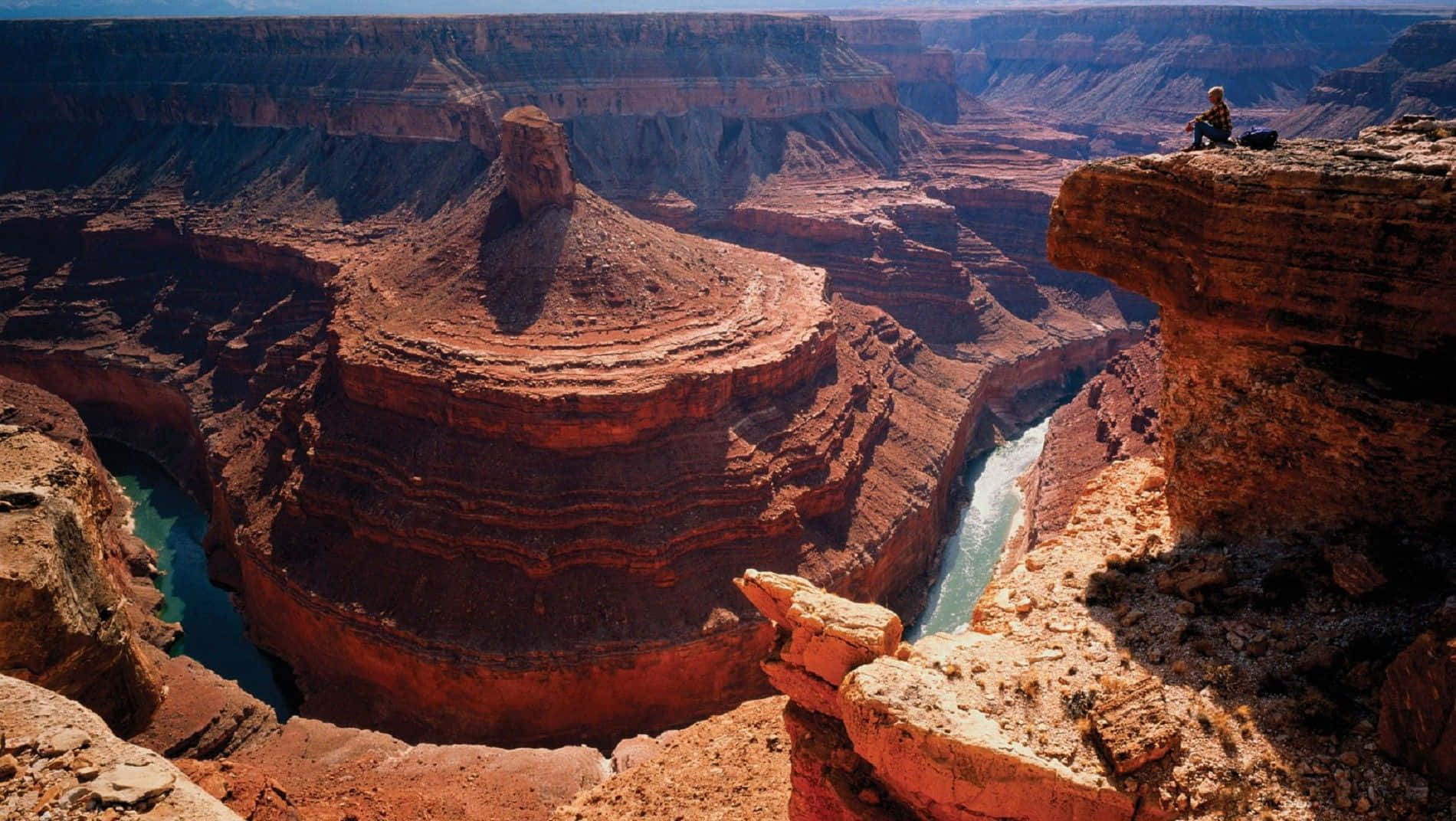 Den sceniske udsigt til Arizonas røde klipper