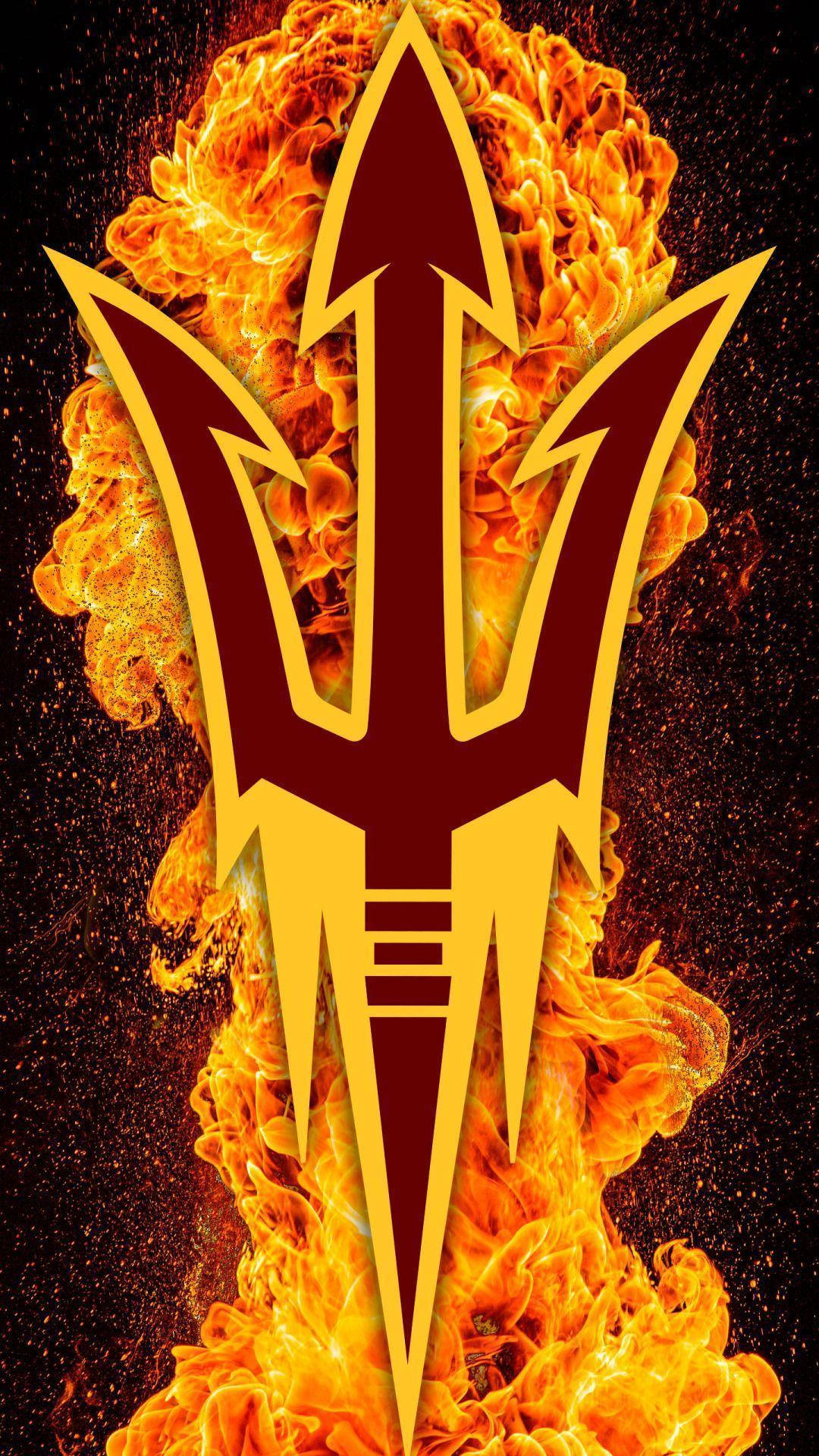 Fondode Pantalla De Arizona State University Fire Devil's Fork. Fondo de pantalla