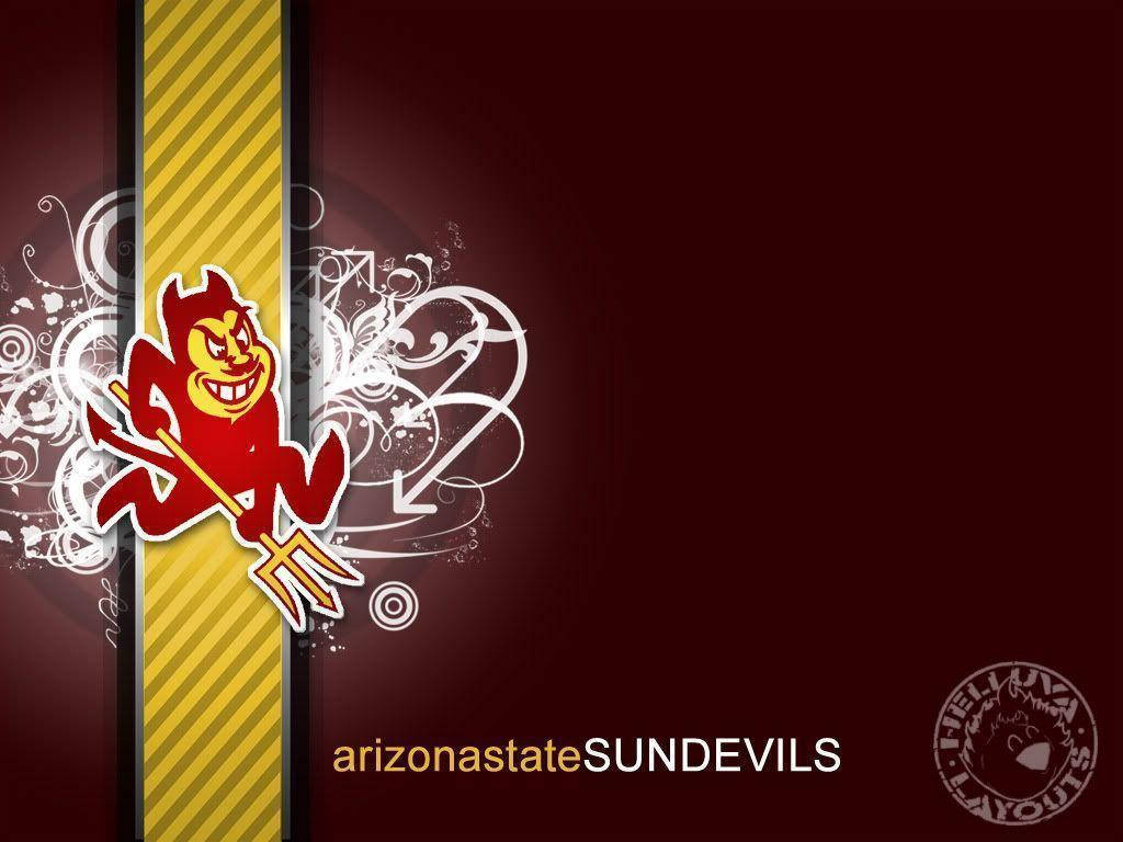 Arizona State University Red Sun Devil Wallpaper