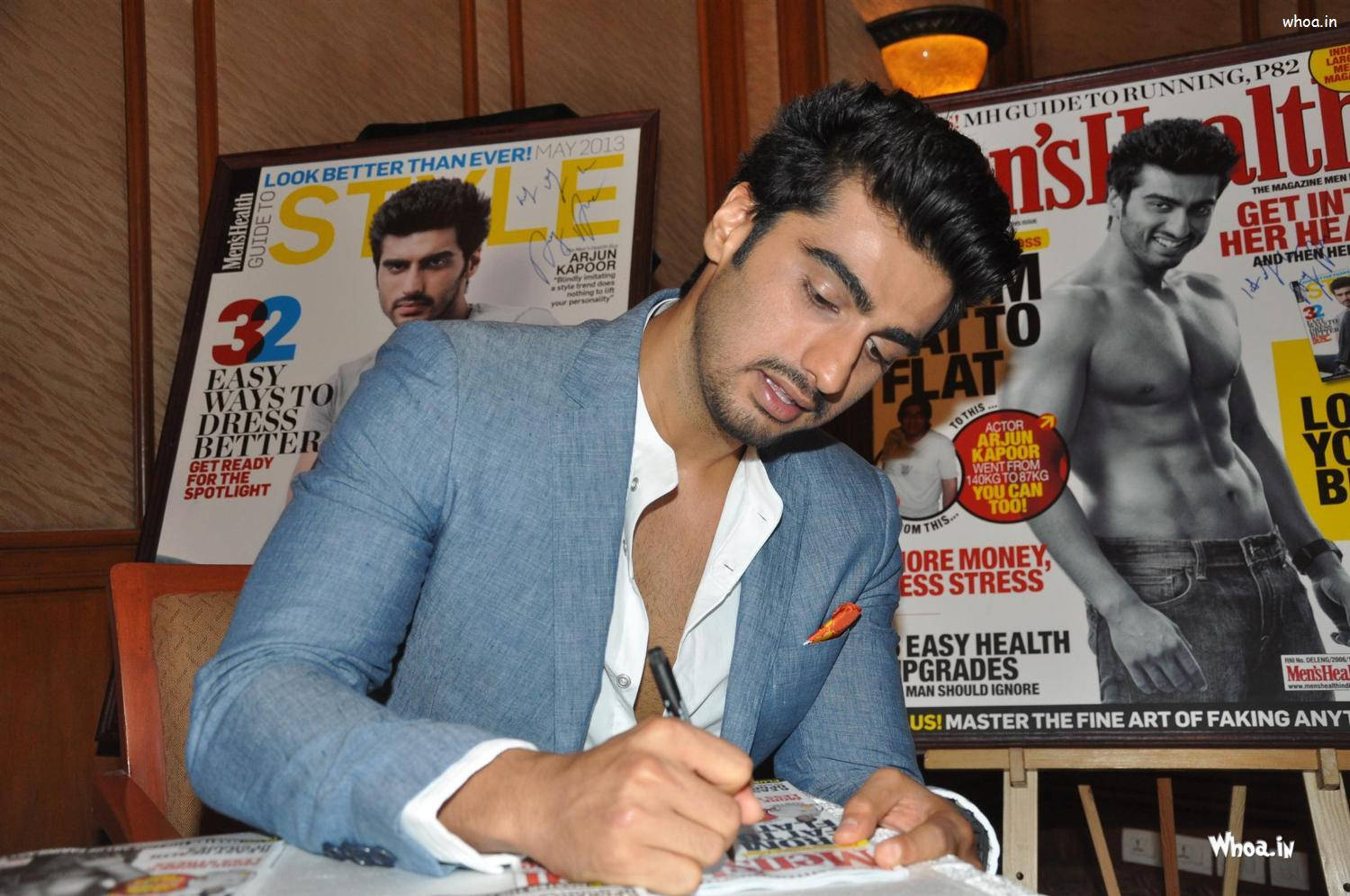 Arjun Kapoor Magazine Signing