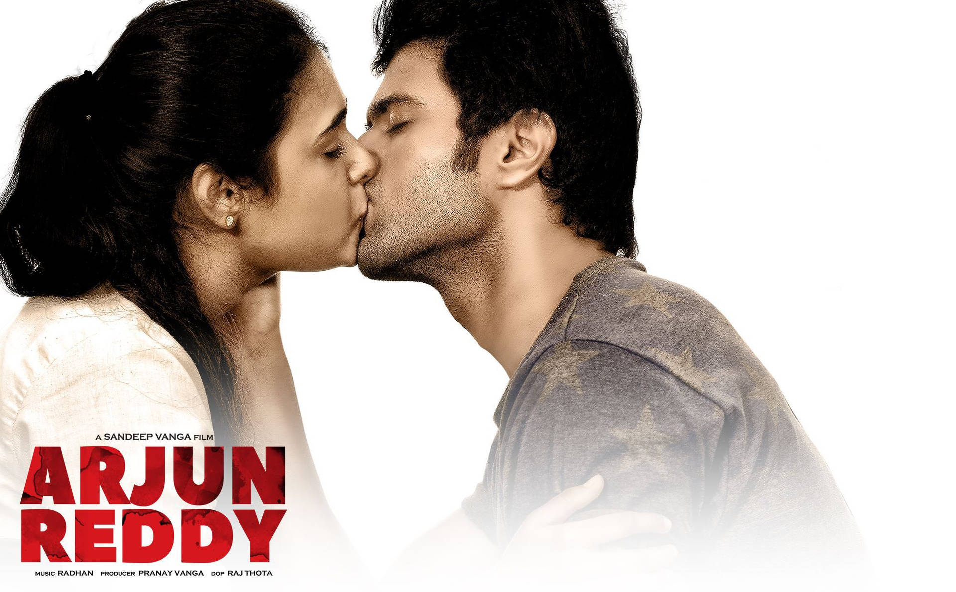 Arjun Reddy Kissing Scene Wallpaper