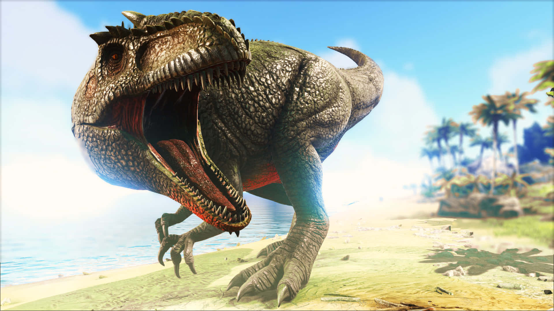 Immerse yourself in the world of Ark Survival 4k Wallpaper