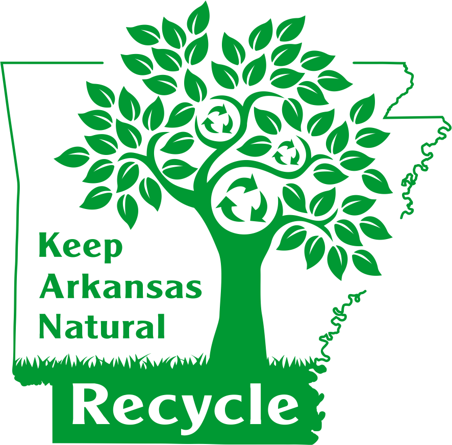 Arkansas Recycling Tree Logo PNG