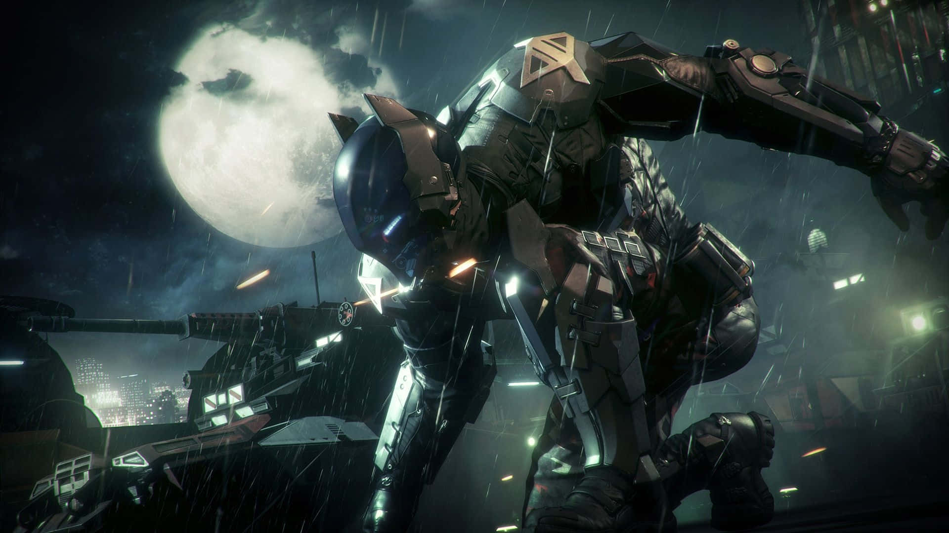 "Prepare to embark on a thrilling mission with Batman: Arkham Knight" Wallpaper