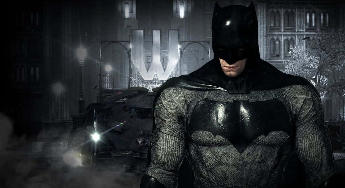 Føl kraften af Batman Arkham Knight 4K spil tapet. Wallpaper