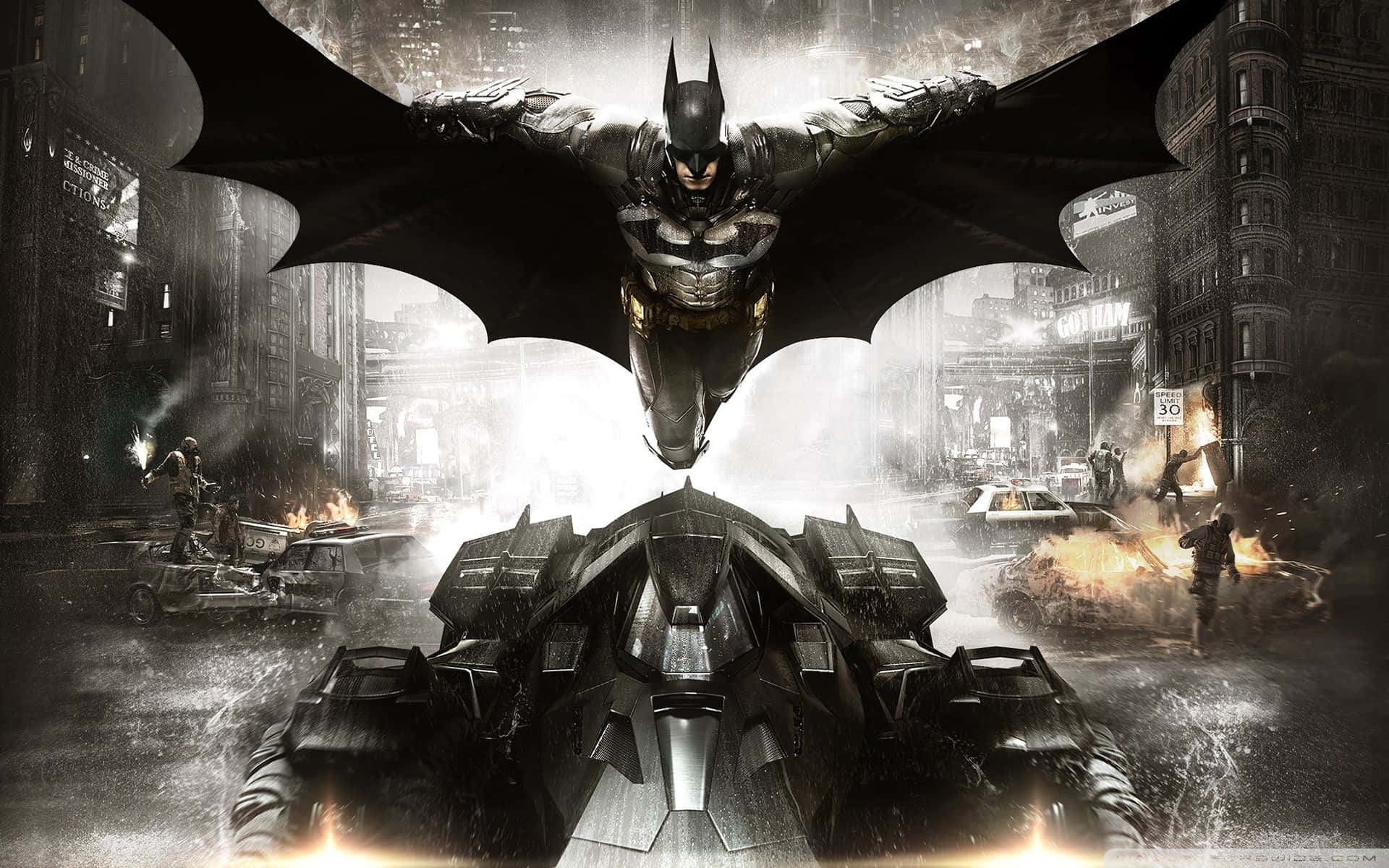Batman vs. Arkham Knight in glorious 4K Wallpaper