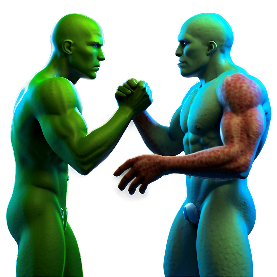 Arm Wrestling Standoff PNG