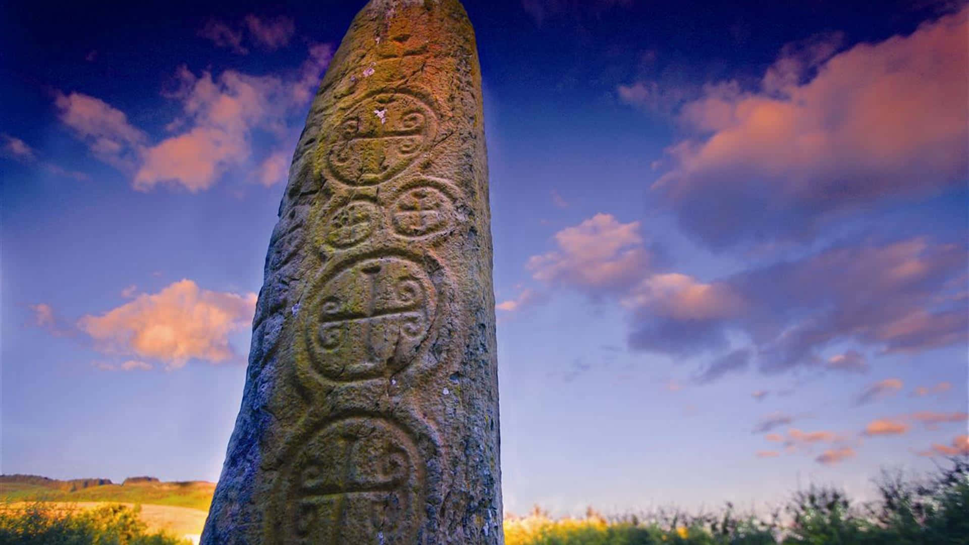 Armagh Ancient Standing Stone Wallpaper