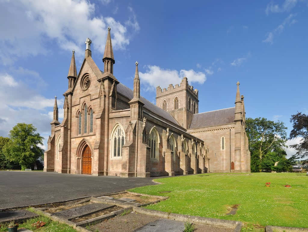 Armagh Cathedral Exterior Wallpaper