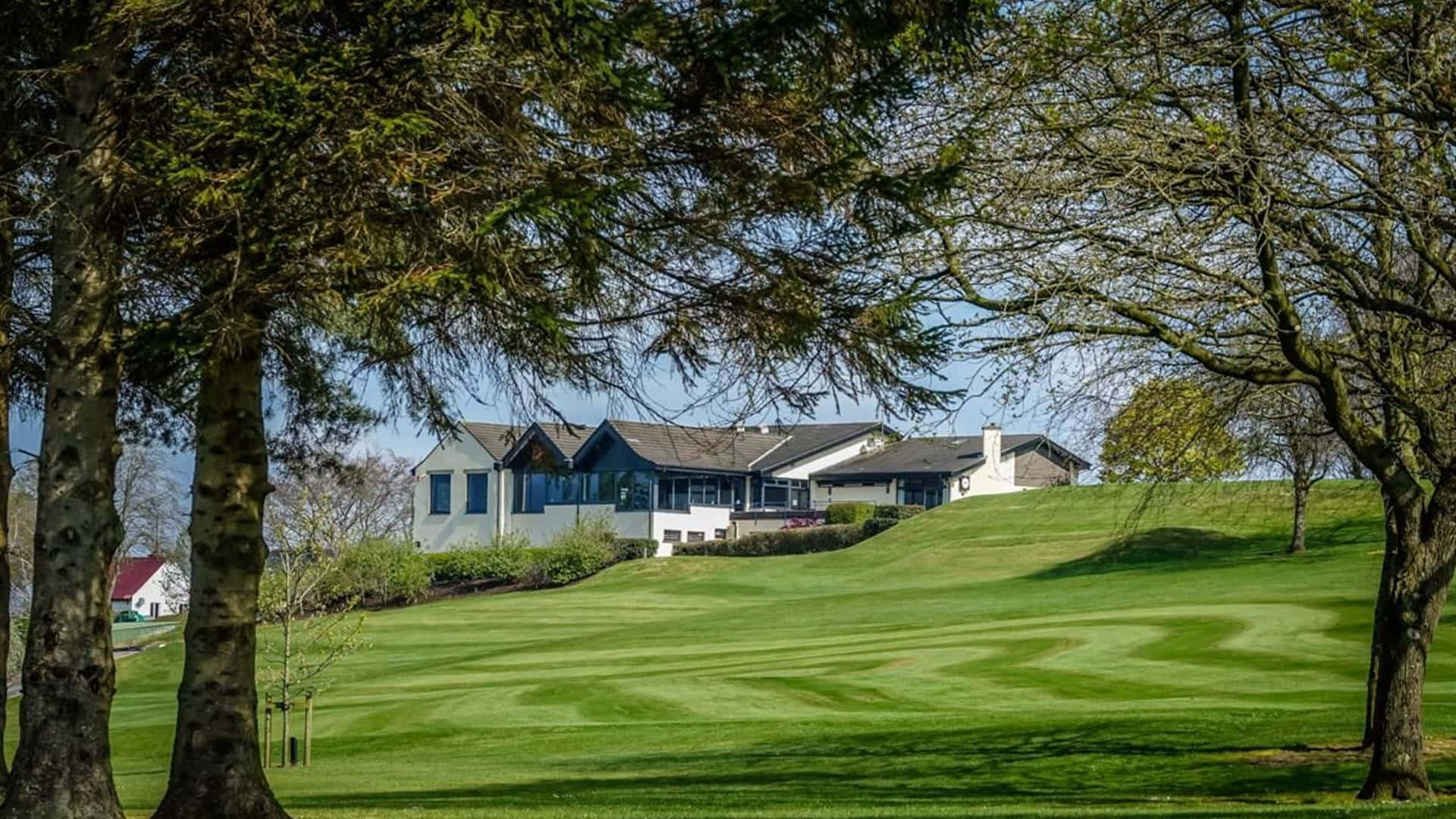 Armagh Golf Clubhouse Greenery Wallpaper