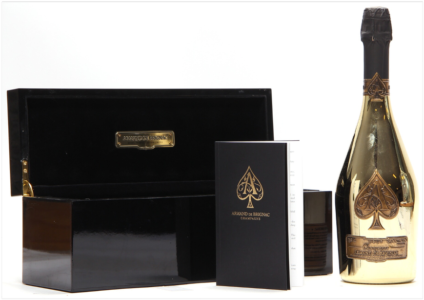 Armandde Brignac Champagneand Box PNG