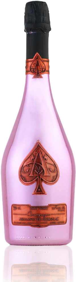 Armandde Brignac Rose Champagne Bottle PNG
