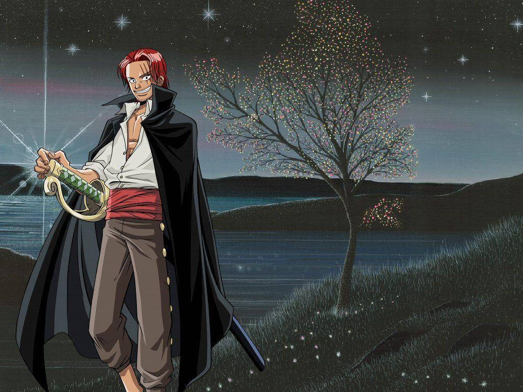 Armed And Walking By Tree Shanks One Piece Wallpaper