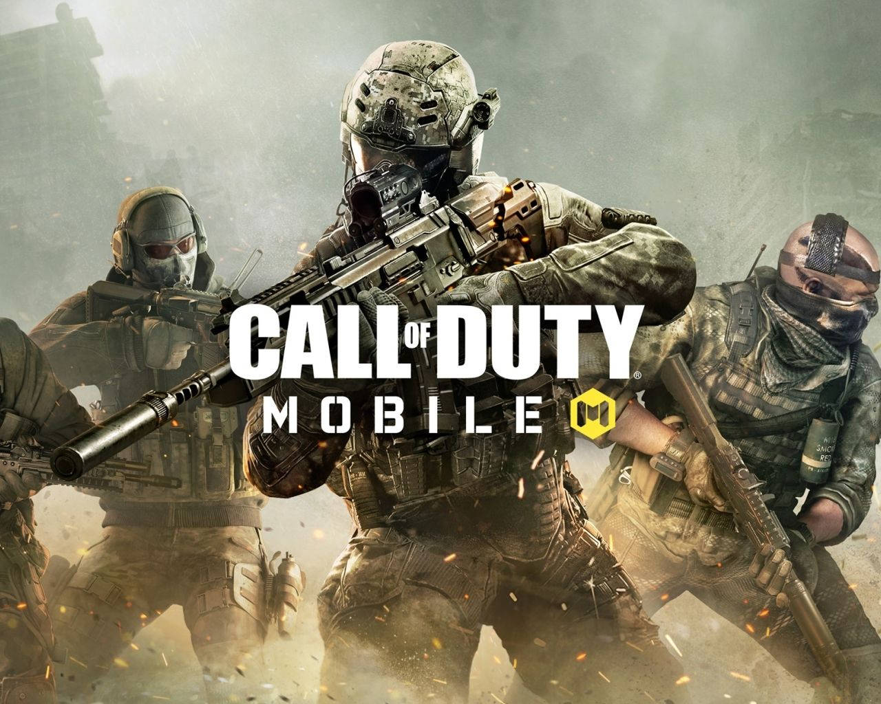 Armed Characters Call Of Duty Mobile Logo