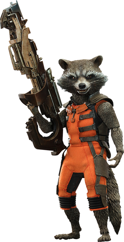 Armed Raccoon Character SVG