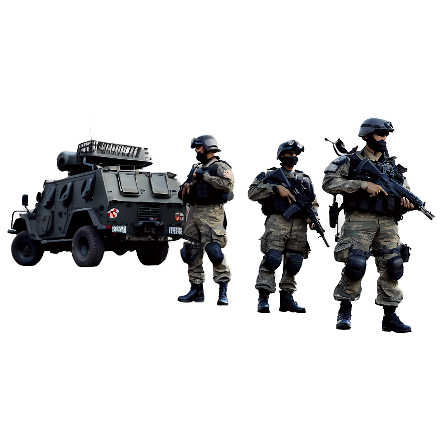 Armed Swat Convoy Png 77 PNG