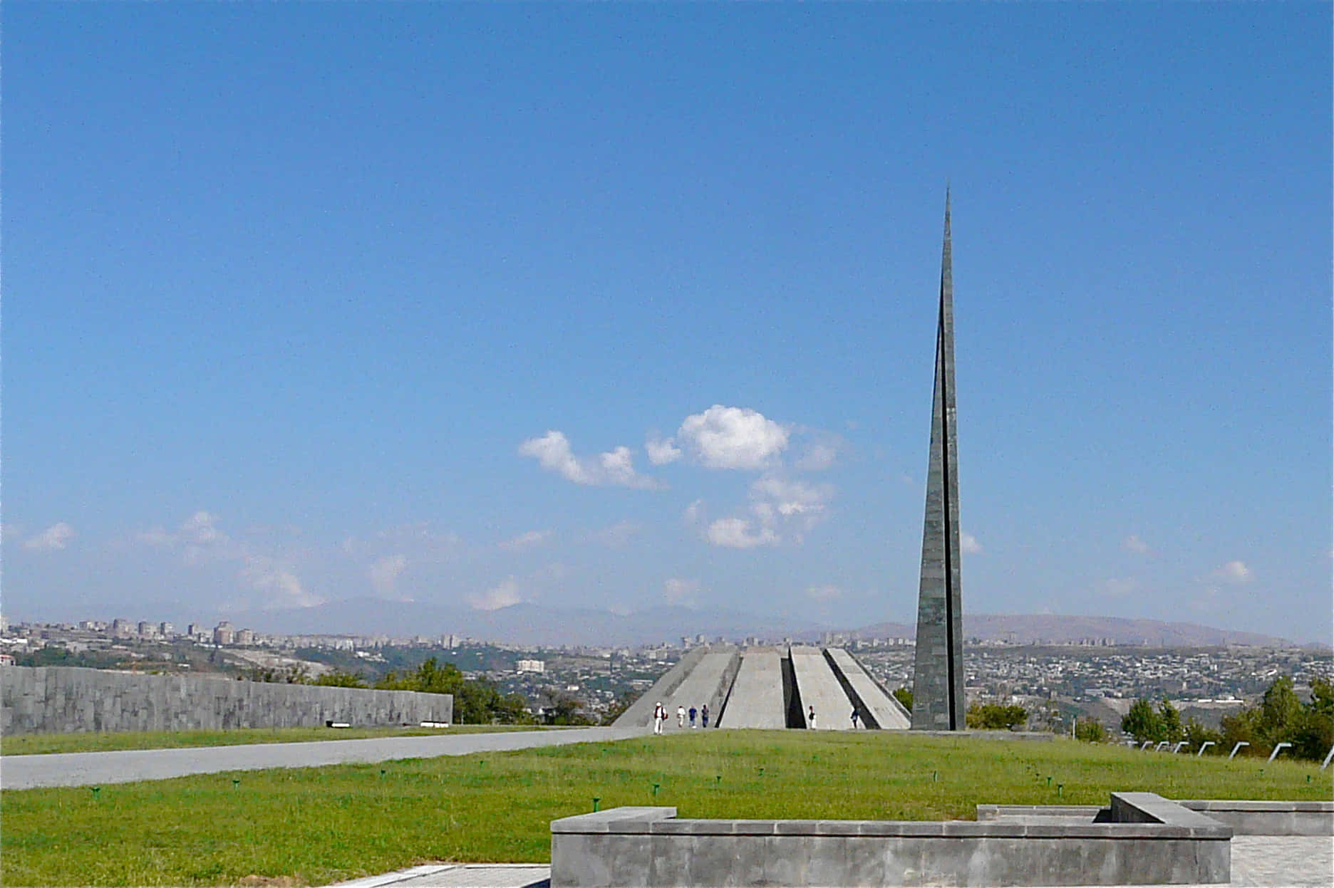 Armenian Genocide Memorial Distant Photo Wallpaper