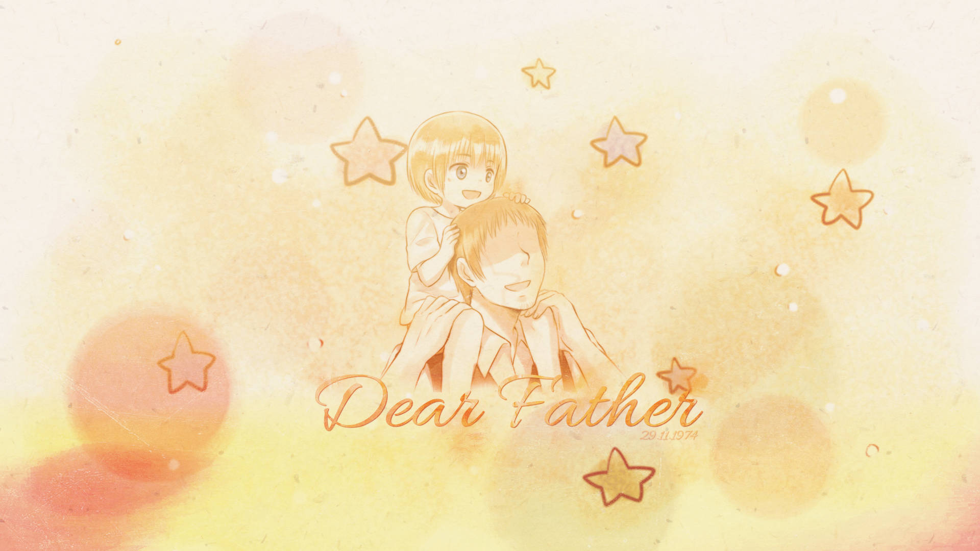 Armin Arlert With Father Wallpaper