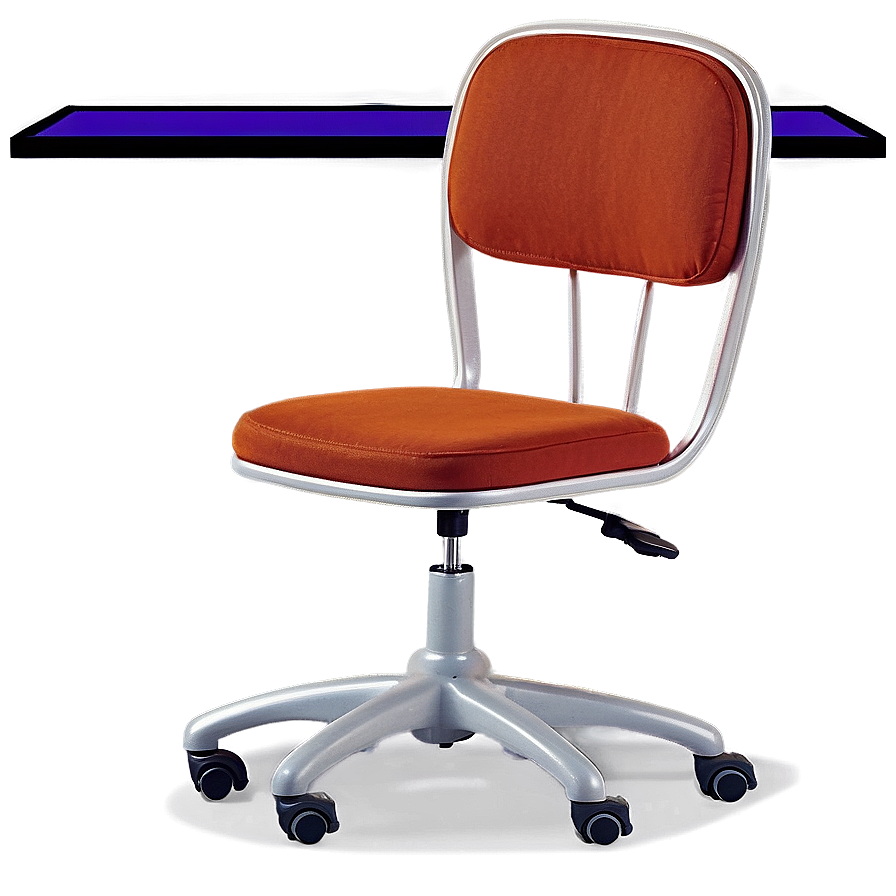 Armless Desk Chair Png Fiv PNG