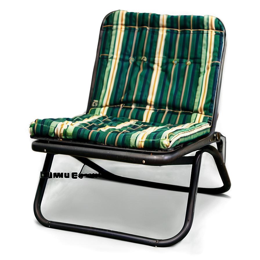 Armless Lawn Chair Png 06132024 PNG