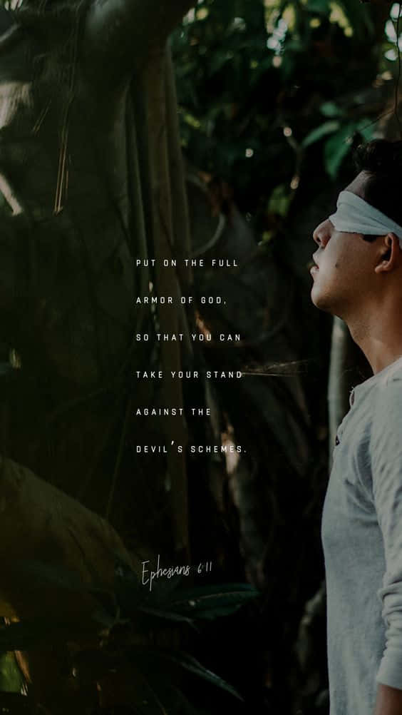 "Put on the Armor of God, and stand firm in the Faith." Wallpaper