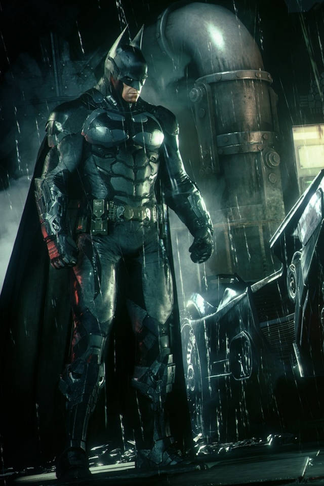 Wallpaperpansrad Batman Arkham Iphone-bakgrundsbild. Wallpaper